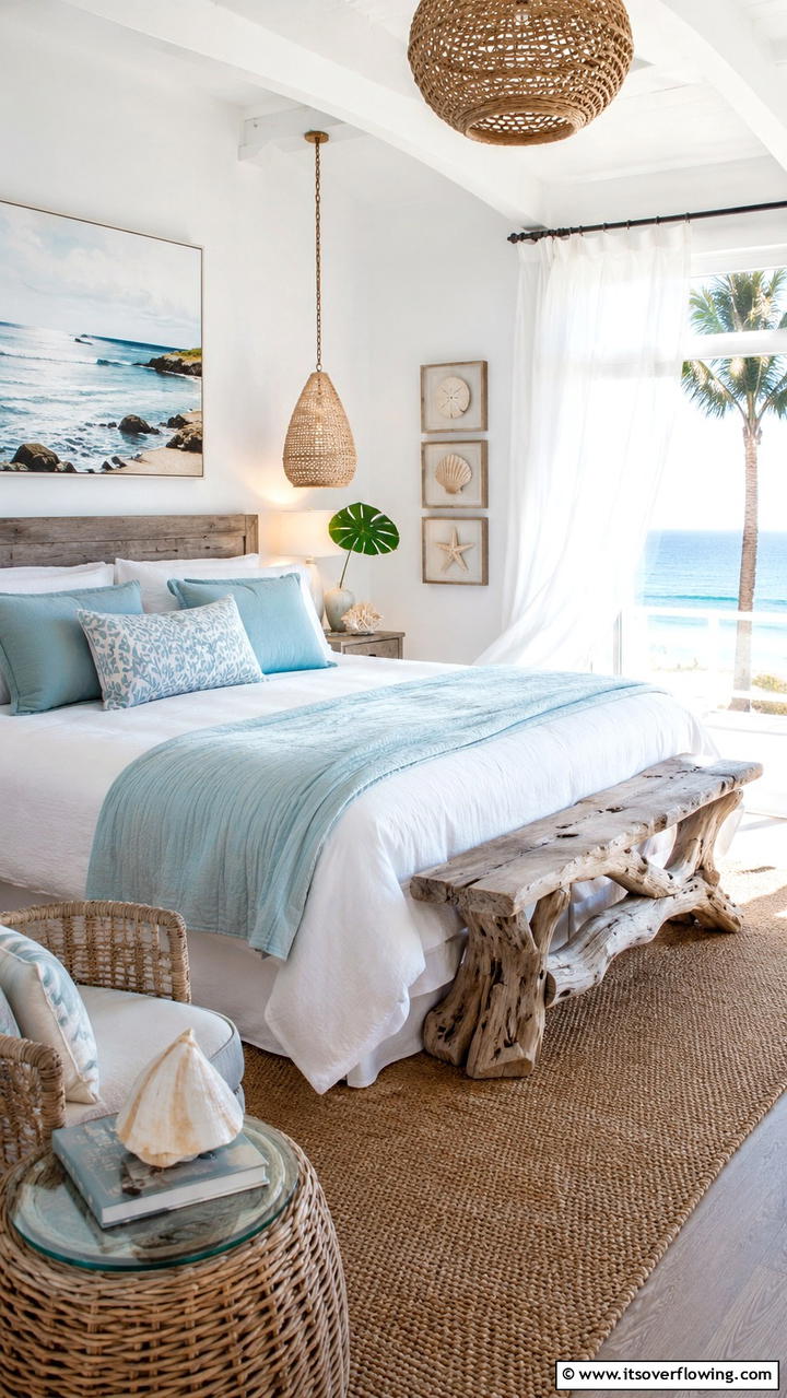Coastal Breeze Bedroom - 30 Bedroom Ideas For Couples- Romantic Retreat Inspiration