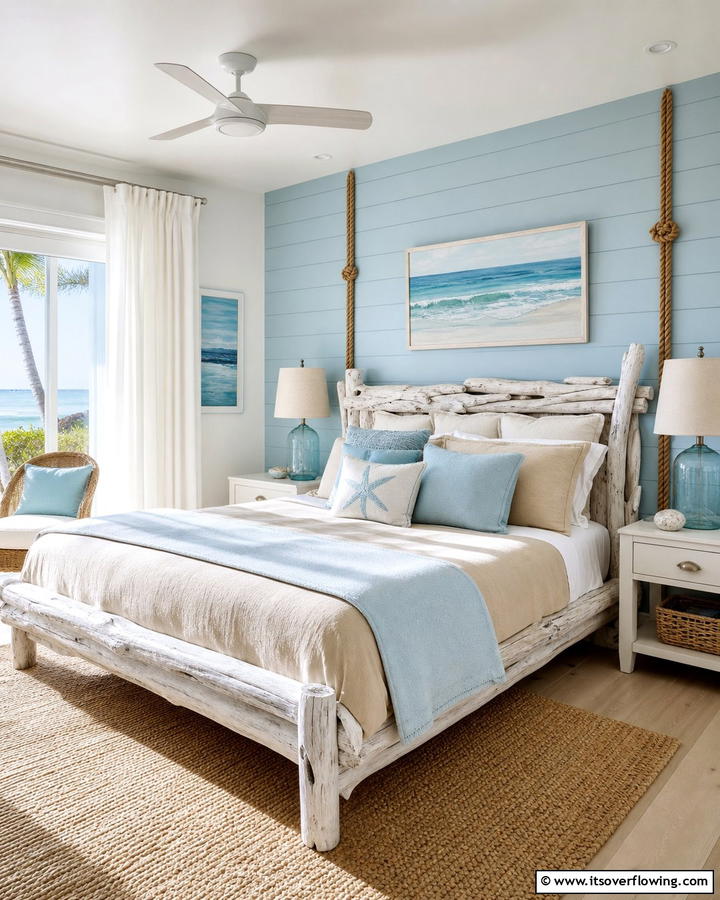 Coastal Breeze Guest Room - 21 Guest Room Ideas for a Welcoming and Functional Space