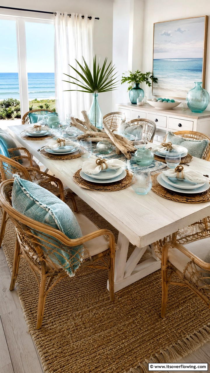 Coastal Breeze Table Setting - 21 Creative Table Setting Ideas for Every Occasion