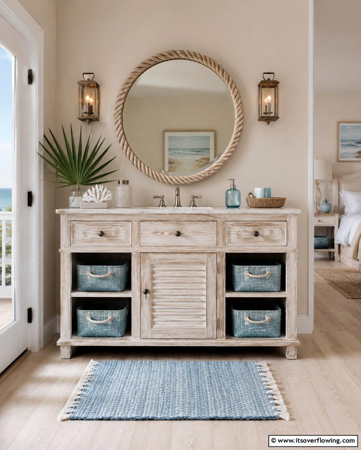 Coastal Breeze Vanity Style - 30 Bedroom Vanity Ideas for Chic and Functional Dressing Areas
