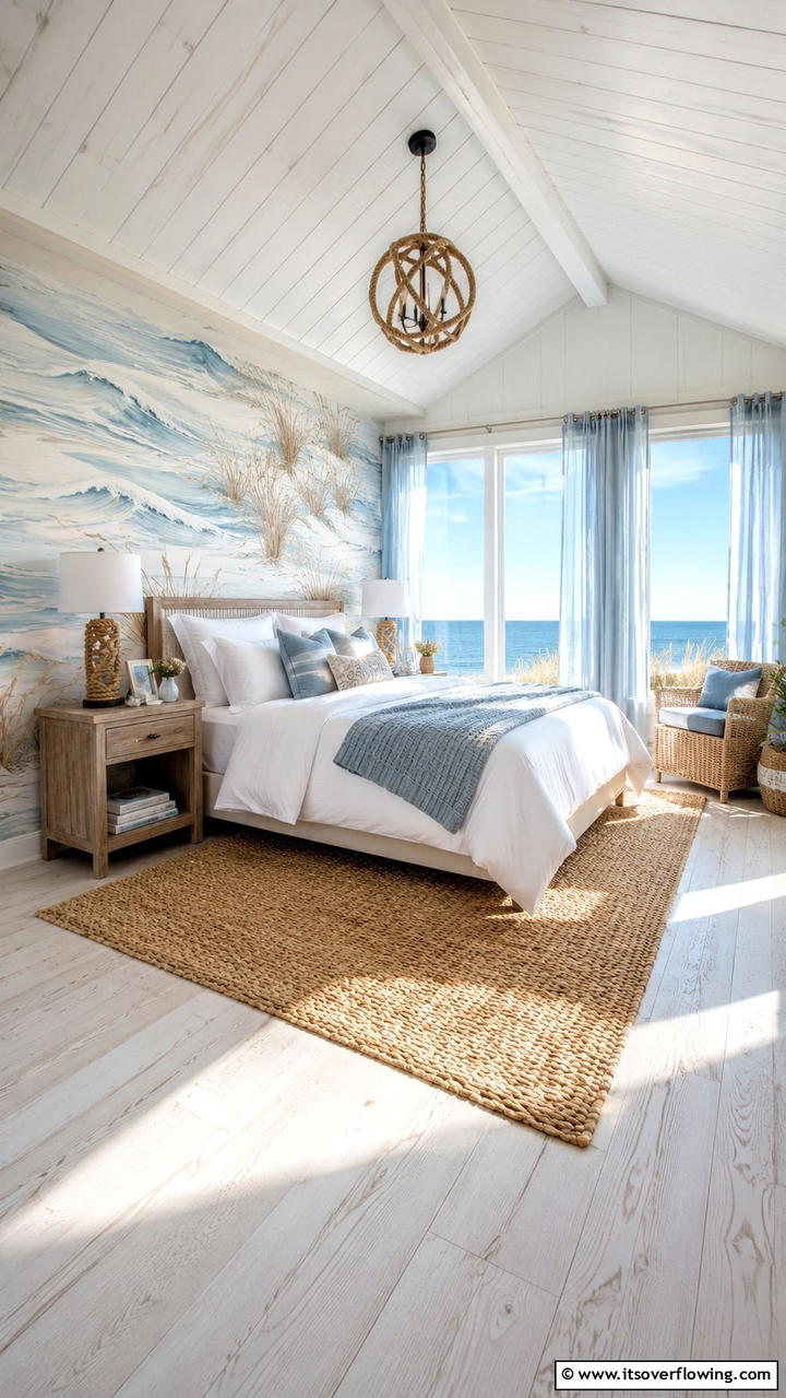 Coastal Breeze Wallpaper - 21 Bold Wallpaper Ideas to Transform Your Interior Walls