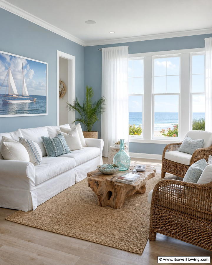 Coastal Calm A Blue gray Haven - 21 Blue-Gray Paint Colors for Sophisticated Interiors