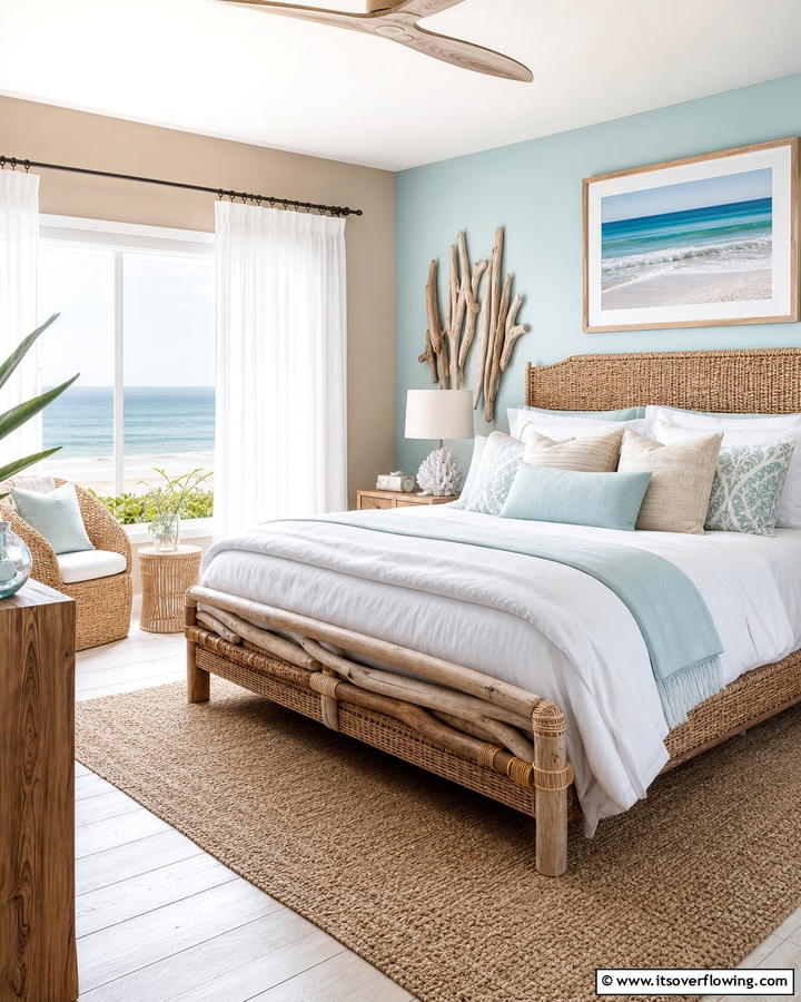 Coastal Calm Bedroom - 21 Mens Bedroom Ideas for a Masculine & Modern Aesthetic
