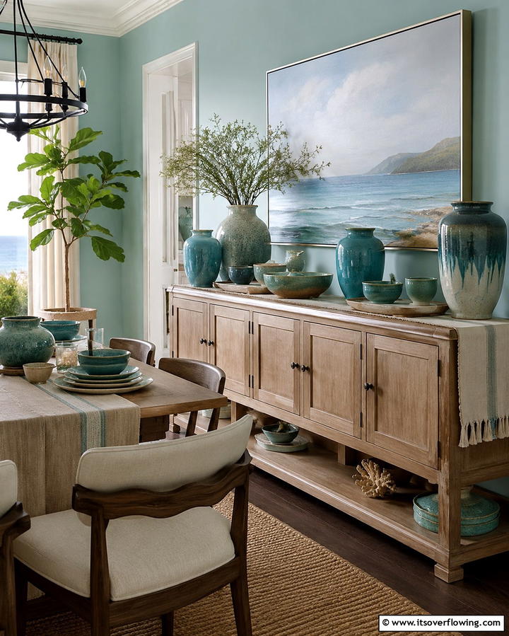 Coastal Ceramic Pieces - 30 Relaxed Coastal Decor Inspirations for Beach-Inspired Homes