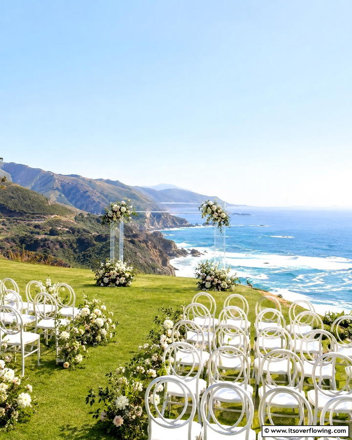 Coastal Cliff Views - 25 Wedding Venue Ideas to Find Your Perfect Location