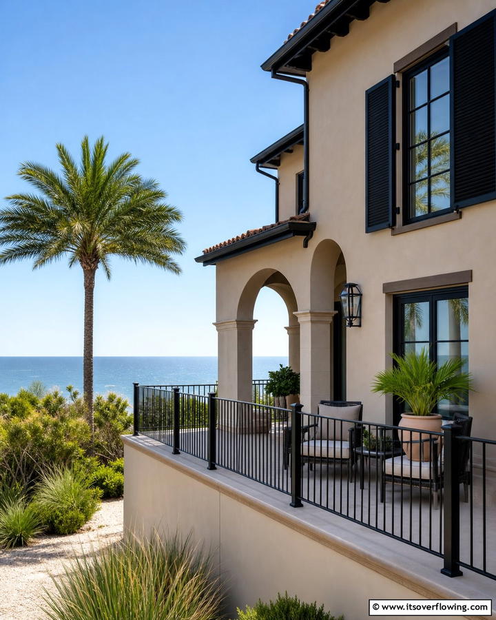 Coastal Cool - 25 Tan House With Black Trim Design Ideas for Elegance