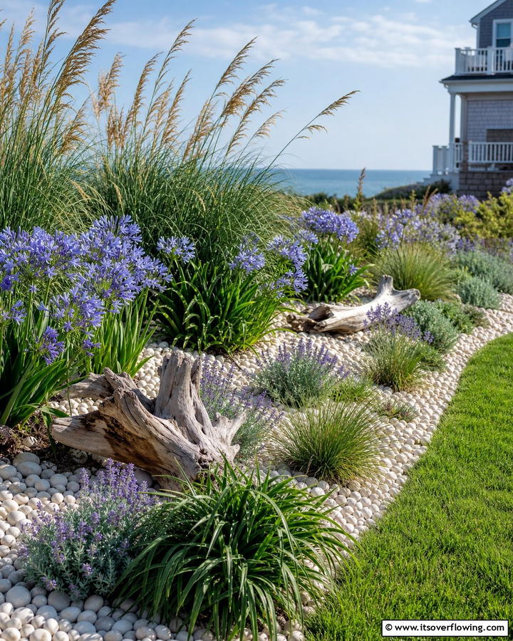 Coastal Dune Inspired Sanctuary - 21 Flower Bed Ideas to Beautify Your Garden or Yard