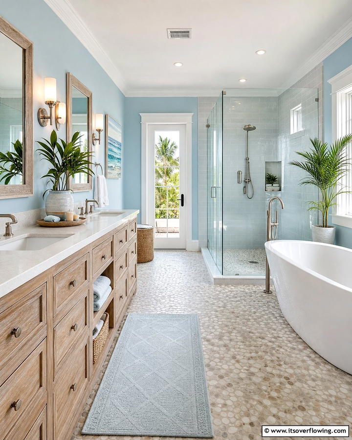 Coastal Inspired Bathrooms - 25 Modern Cape Cod House Ideas for Coastal Living