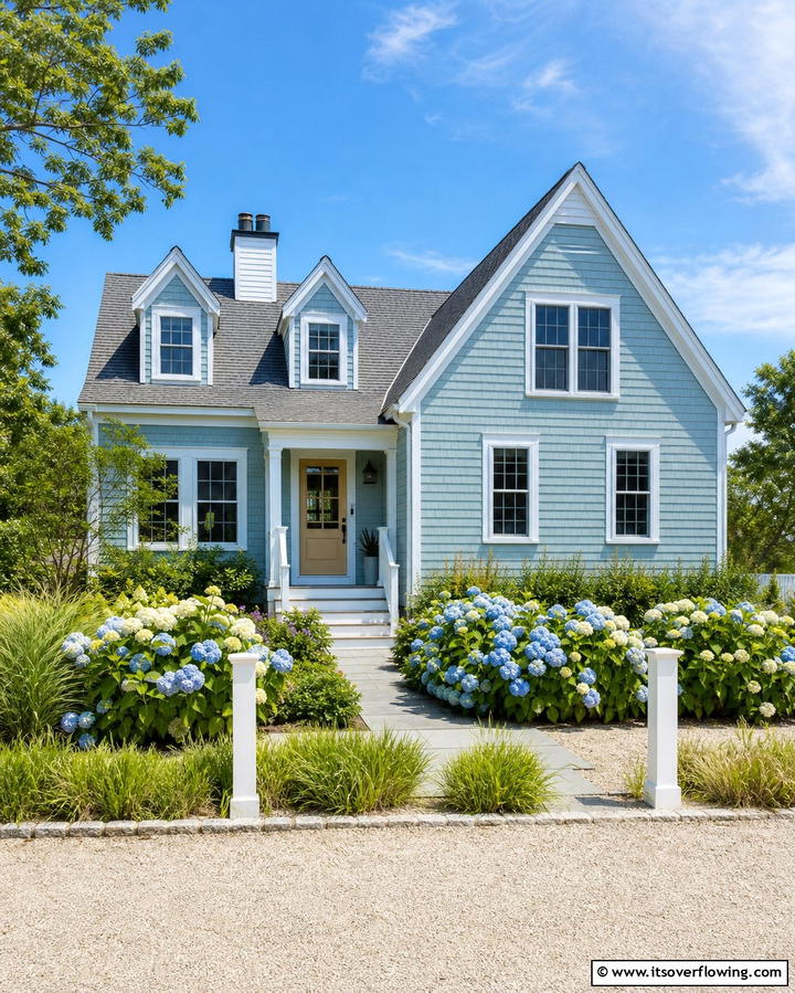 Coastal Inspired Exterior Colors - 25 Modern Cape Cod House Ideas for Coastal Living