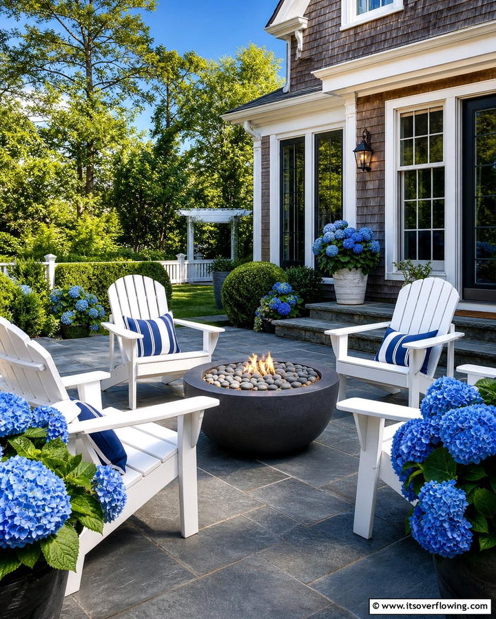 Coastal Inspired Outdoor Living Areas - 25 Modern Cape Cod House Ideas for Coastal Living