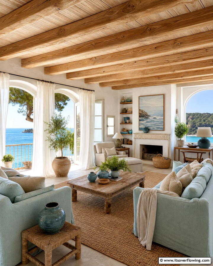 Coastal Mediterranean Ambiance - 30 Mediterranean Interior Design Ideas for Warm Homes