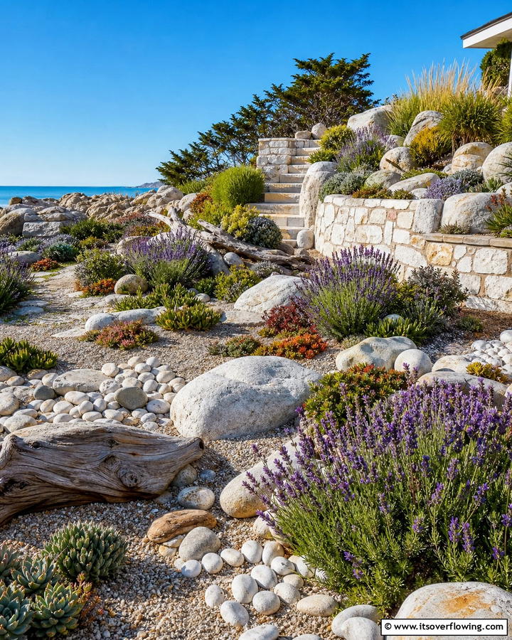 Coastal Rock Gardens - 20 Coastal Garden Ideas to Bring the Beach Home