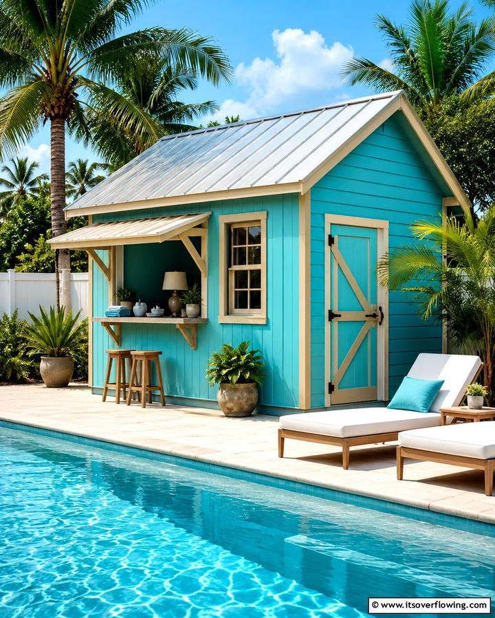 Coastal Teal - 25 Shed Color Ideas to Brighten Your Outdoor Space