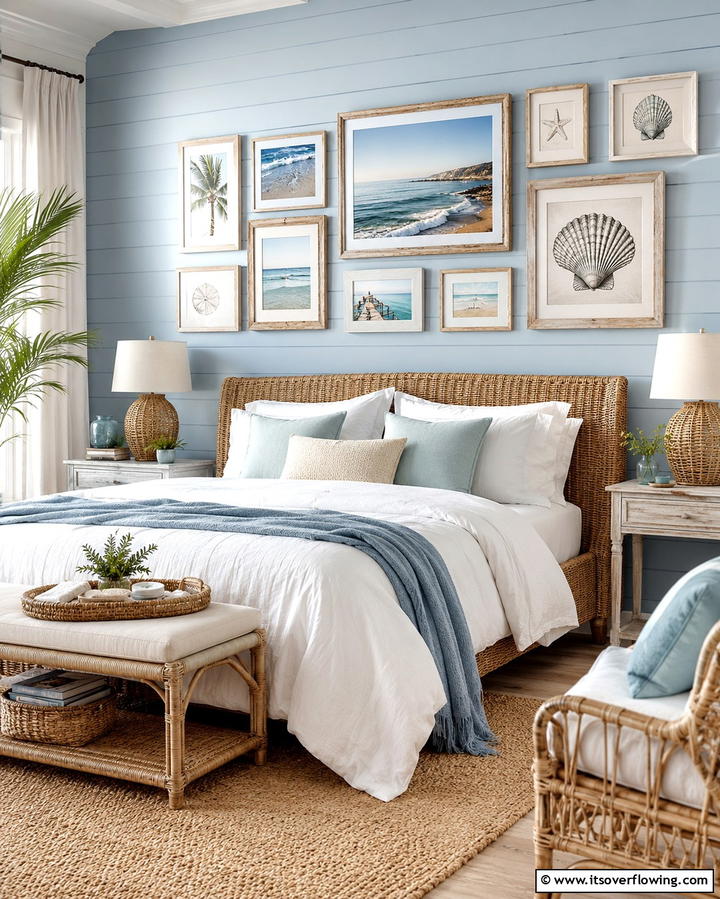 Coastal Themed Collage - 20 Wall Collage Ideas to Showcase Your Memories