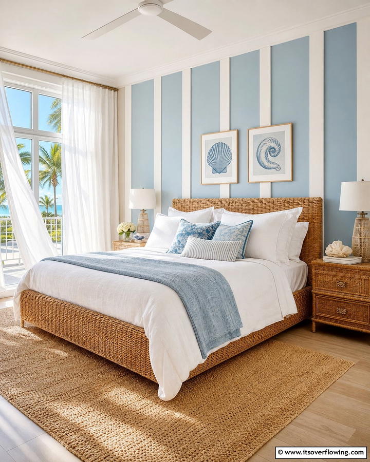 Coastal Vibes Accent - 25 Board and Batten Wall Ideas to Elevate Your Home’s Interior