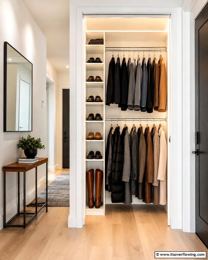 Coat Hooks and Pegboards - 25 Entryway Closet Ideas to Maximize Storage and Style