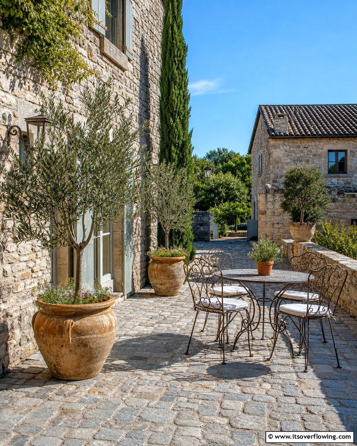 Cobblestone - 25 Patio Flooring Ideas to Transform Your Outdoor Space