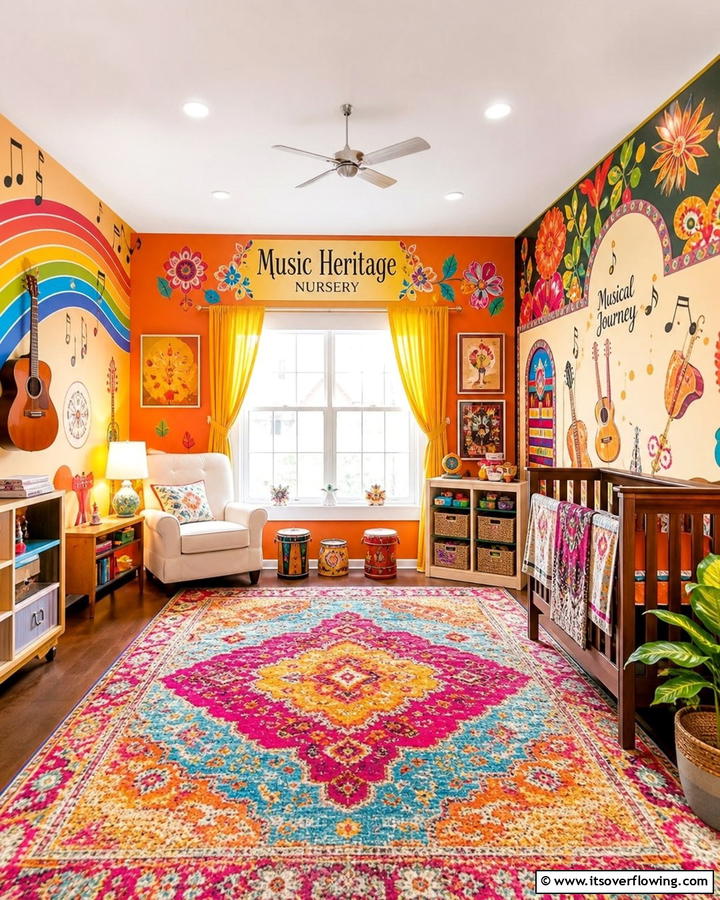 Coco Musical Nursery - 30 Disney Nursery Ideas for Magical Baby Rooms