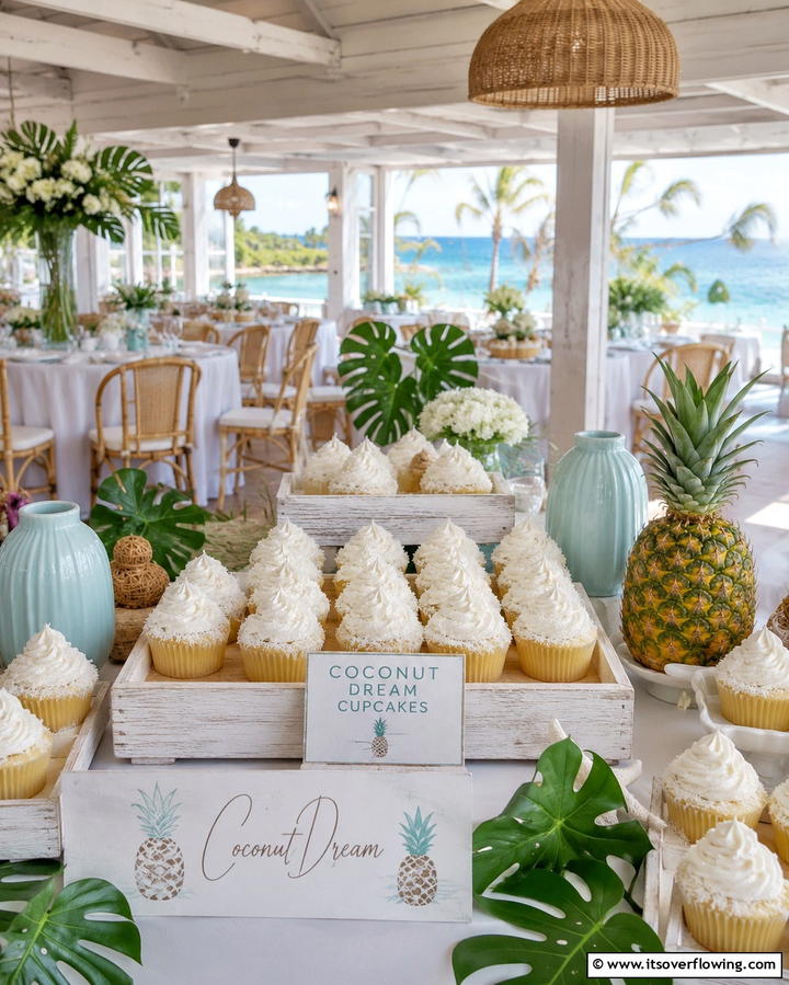 Coconut Dream - 30 Wedding Cupcake Ideas for Unforgettable Celebrations