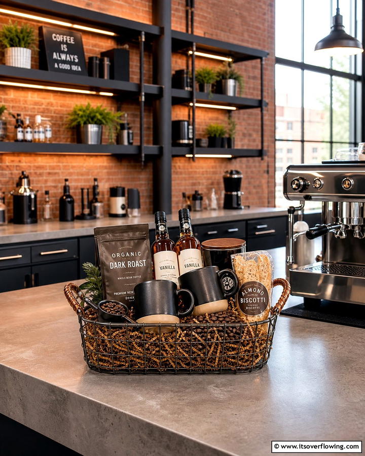 Coffee Lovers Basket - 25 Gift Basket Ideas for Every Occasion and Theme