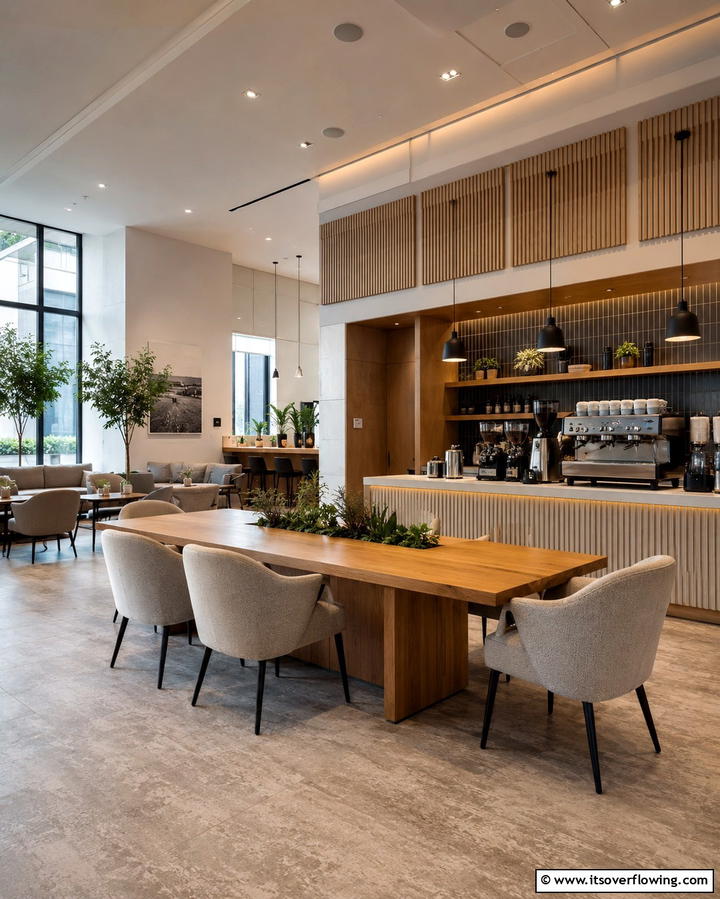 Collaborative Coffee Lounge - 25 Office Coffee Station Ideas to Boost Your Productivity