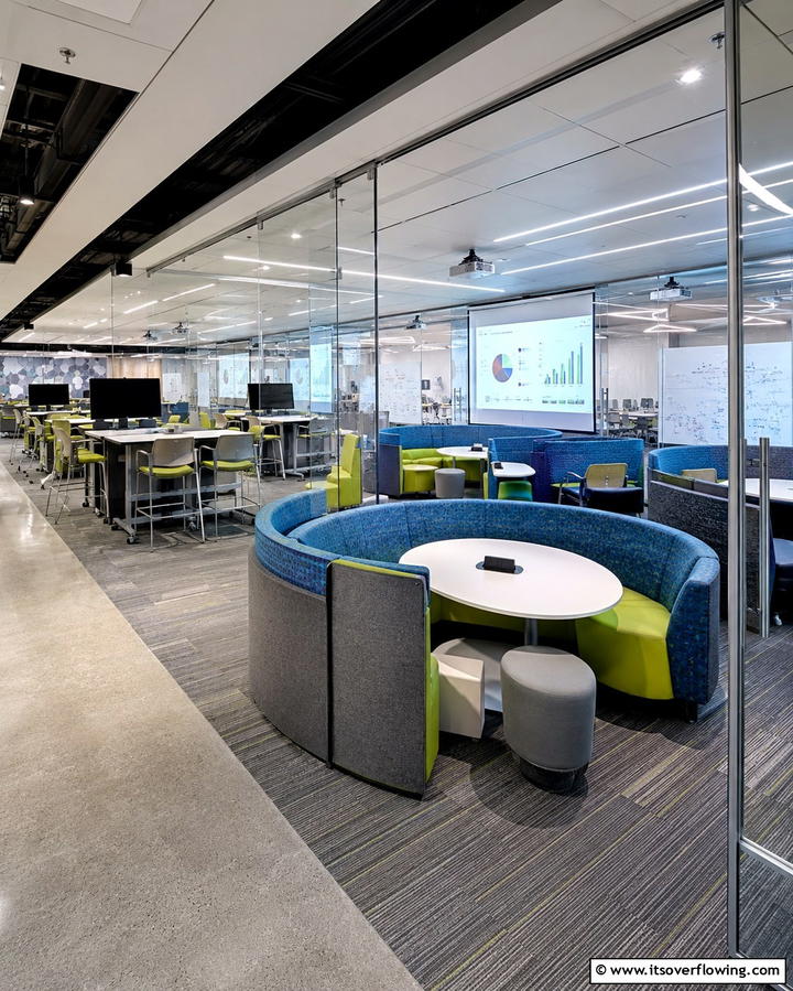 Collaborative Work Zones - 25 Office Interior Design Ideas for a Productive and Stylish Workspace