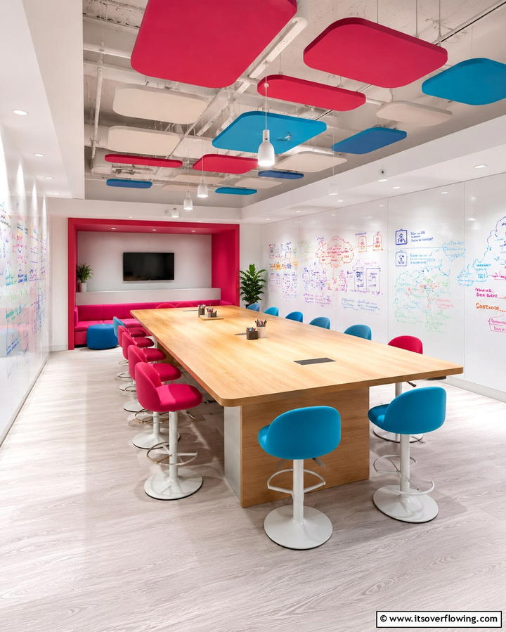 Collaborative Zones for Teamwork - 25 Office Interior Design Ideas for a Productive and Stylish Workspace