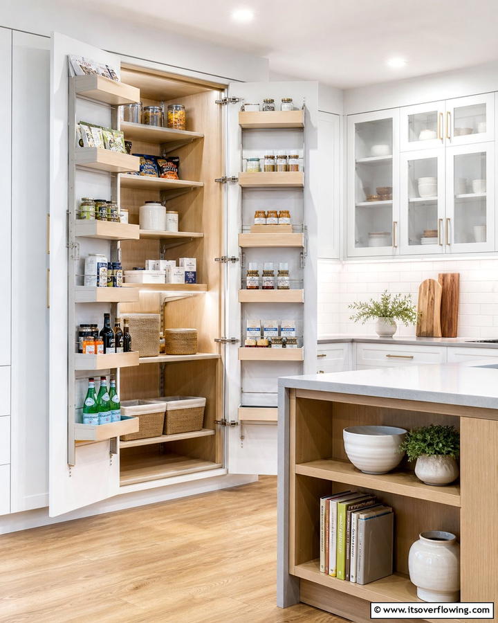 Collapsible Shelving Options - 21 Kitchen Cabinet Organization Ideas for Clutter-Free Spaces