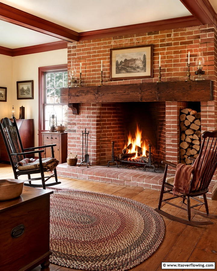 Colonial Fireplace - 20 Traditional Fireplaces for a Classic Home