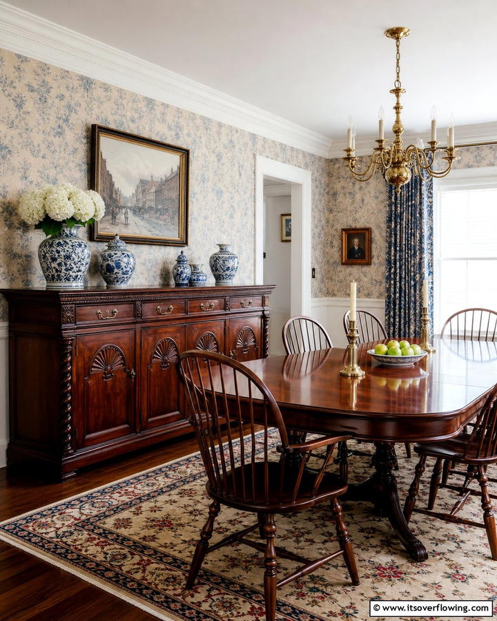 Colonial Style Sideboards - 25 Colonial Dining Room Ideas for Timeless Style