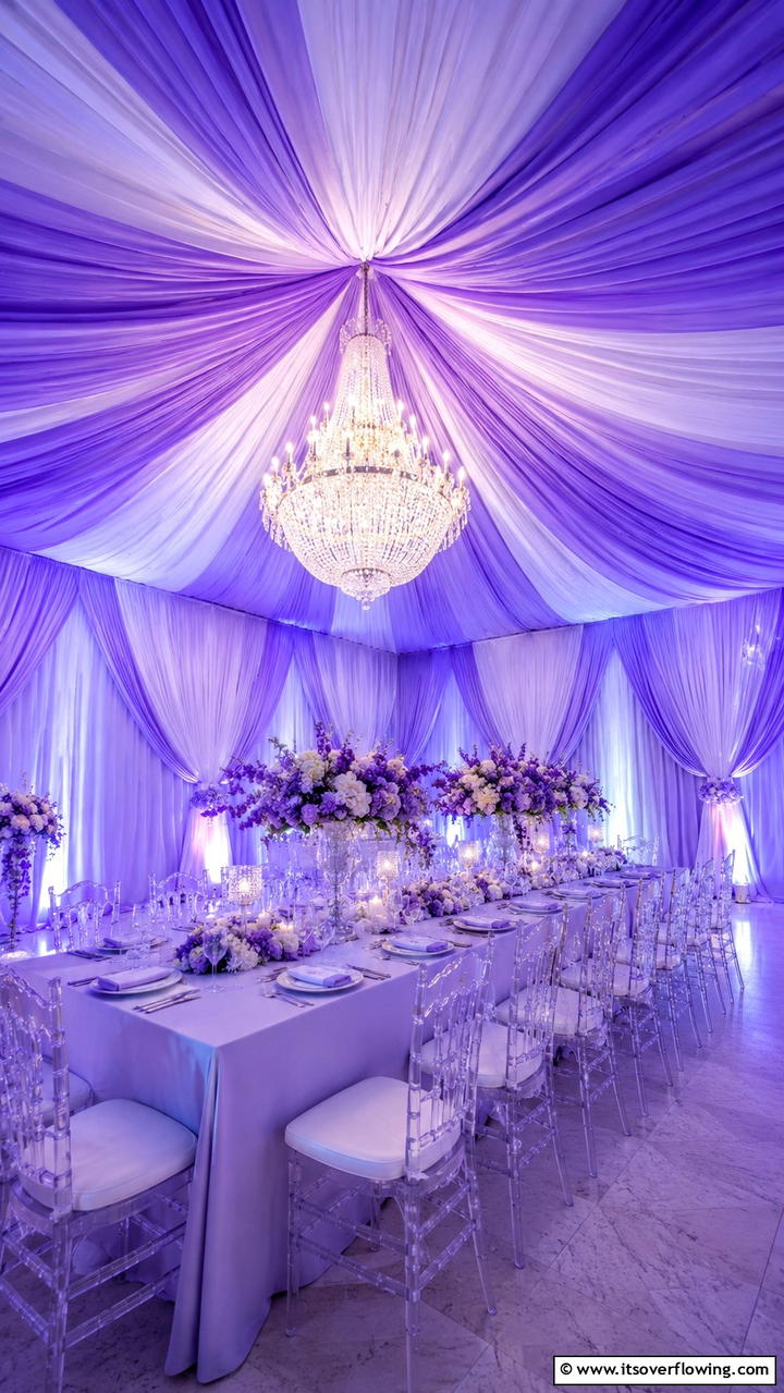 Color Coordinated Drapery - 30 Birthday Decoration Ideas for Memorable Celebrations