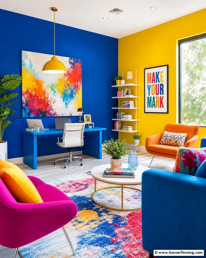 Color Pop Energy - 21 Room Decorating Concepts for Personalized Interior Spaces