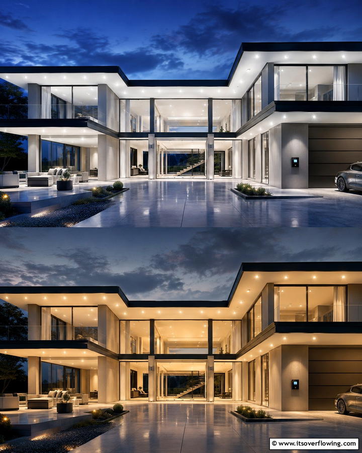 Color Temperature Adjustable Lights for Flexibility - 20 Soffit Lighting Ideas to Illuminate Your Home