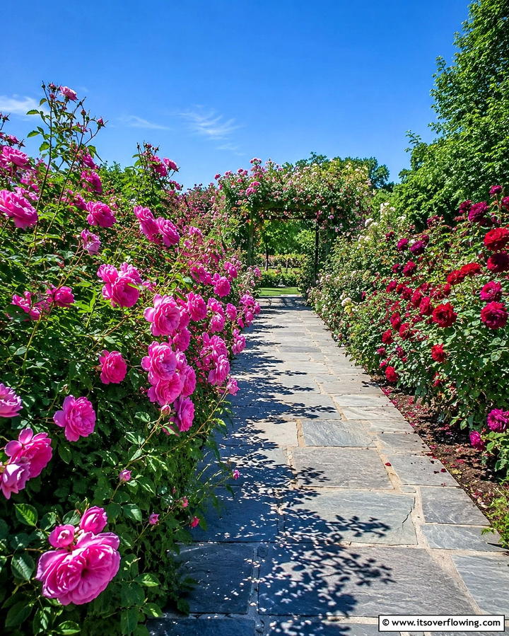Color Themed Rose Gardens for Visual Harmony - 25 Rose Garden Ideas to Create a Blooming Paradise