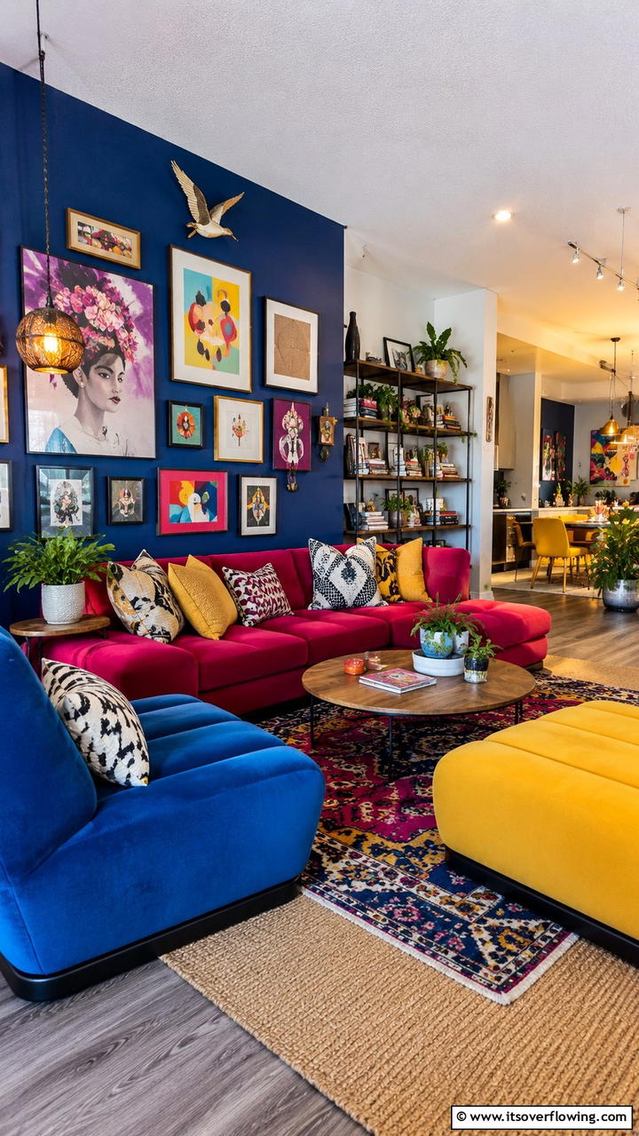 Colorful Eclectic Flair - 30 Condo Interior Design Ideas for Urban Living