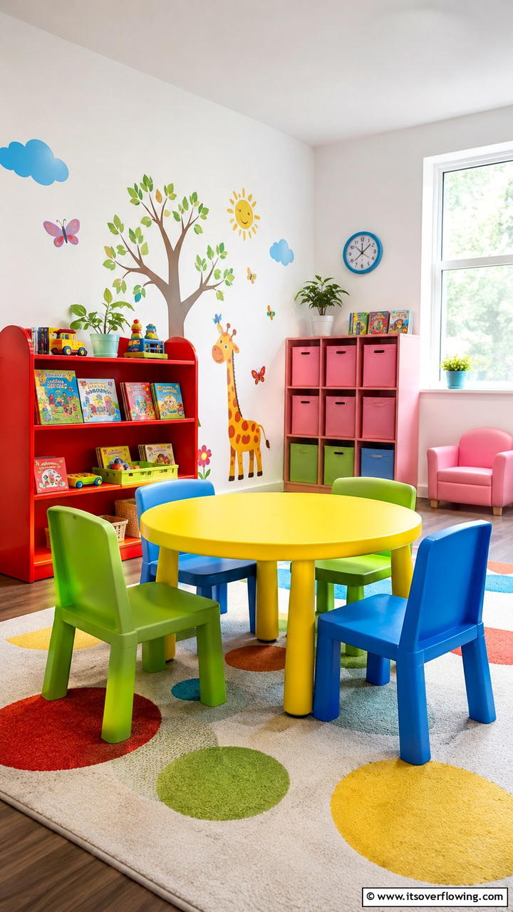 Colorful Furniture Selection - 21 Safe and Fun Toddler Room Ideas for Playful Environments