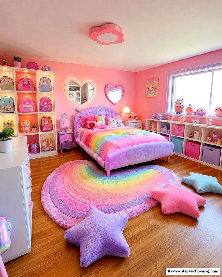Colorful Kawaii Zone - 30 Anime Room Ideas for Otaku-Inspired Spaces