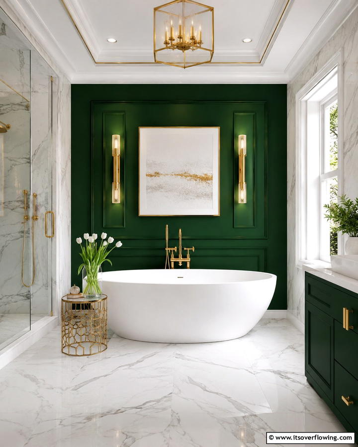 Colorful Mirrors - 30 Bold Colorful Bathroom Designs to Energize Your Morning Routine
