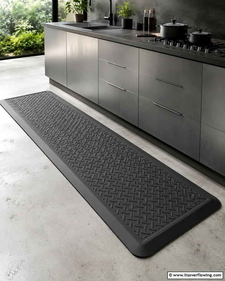 Colorful Patchwork Rug - 30 Kitchen Rug Ideas- Stylish and Durable Floor Solutions
