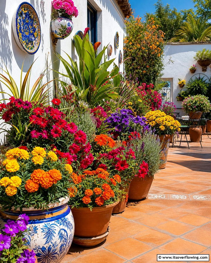 Colorful Planter Arrangements - 21 Garden Decor Ideas to Personalize Your Outdoor Sanctuary
