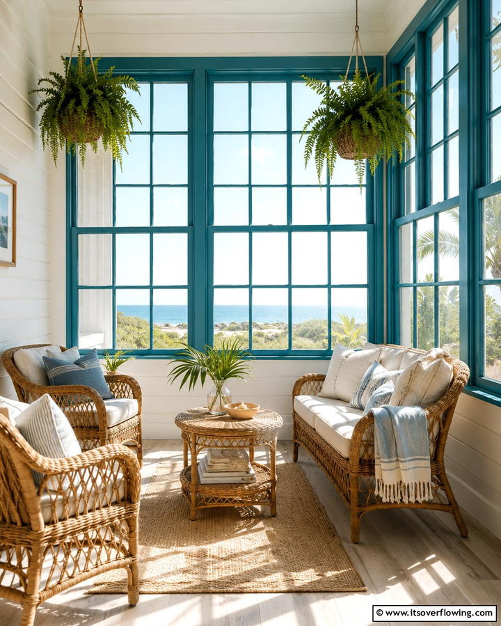Colorful Window Frames - 30 Vibrant Colorful Room Decor Ideas for Bold & Cheerful Spaces