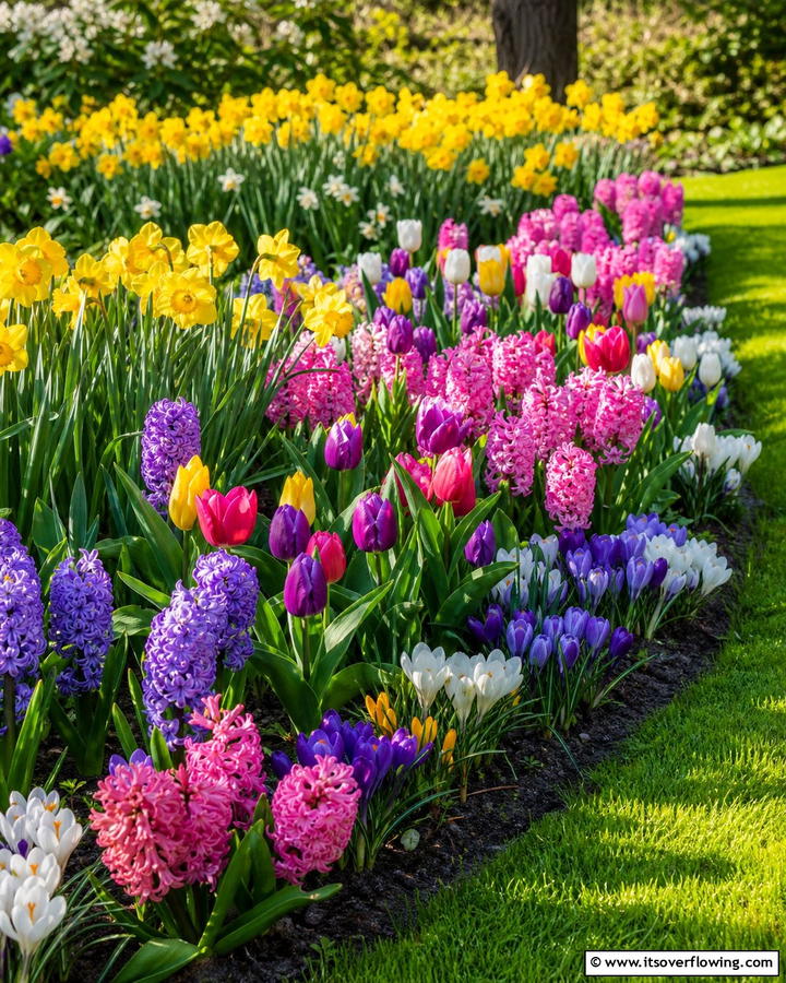 Combine Daffodils with Other Spring Bulbs - 20 Beautiful Daffodil Garden Ideas for a Spring Bloom