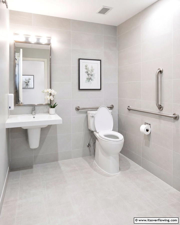 Comfort Height Toilets for Accessibility - 20 Handicap Bathroom Ideas for Accessibility