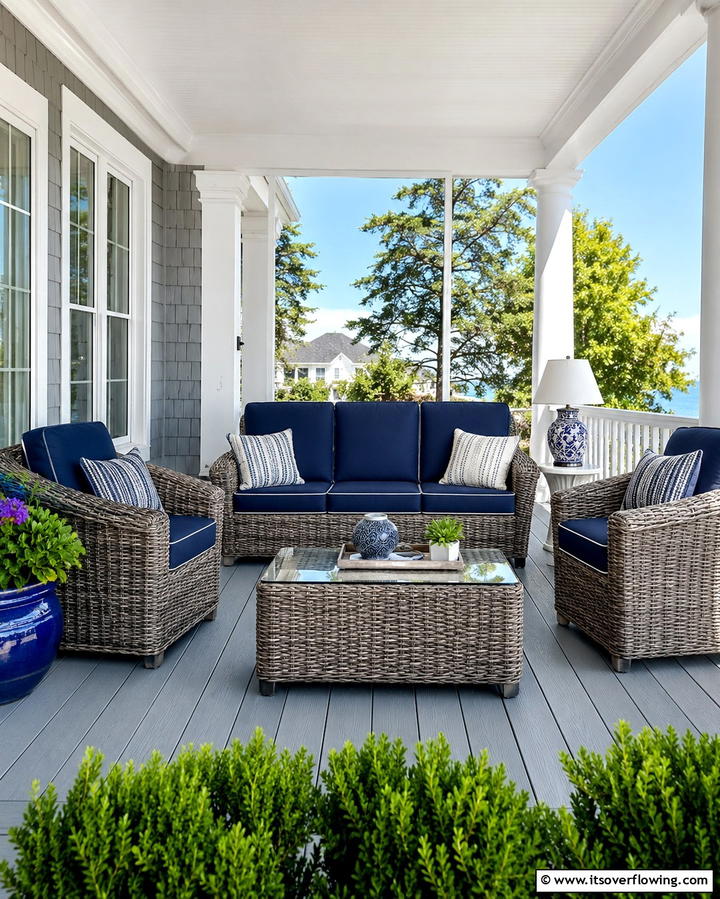 Comfortable All Weather Furniture - 25 Three Season Porch Ideas for Year-Round Enjoyment