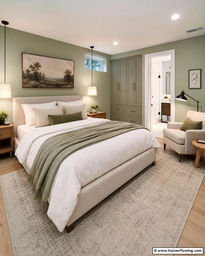 Comfortable Guest Suite - 21 Basement Ideas to Transform Your Underutilized Space