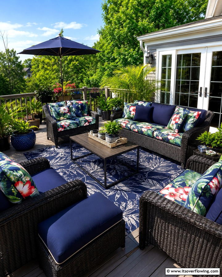 Comfortable Outdoor Cushions - 25 Deck Decorating Ideas for a Stunning Outdoor Space