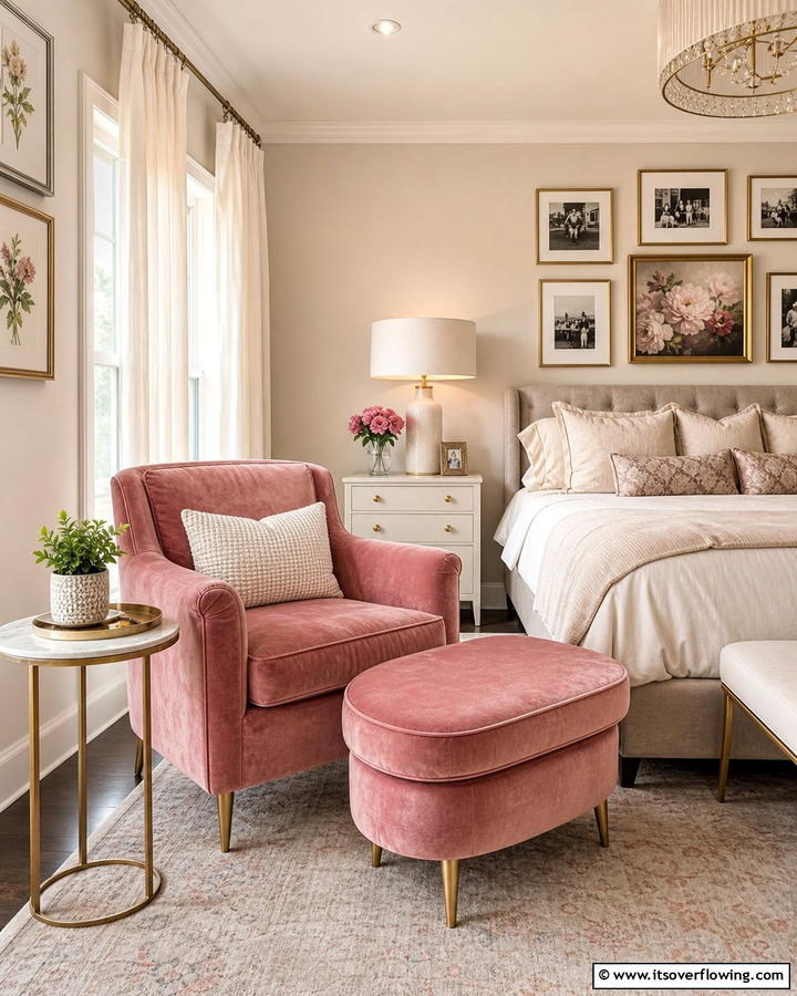 Comfortable Seating Area - 21 Cozy Bedroom Ideas for Relaxing Retreats