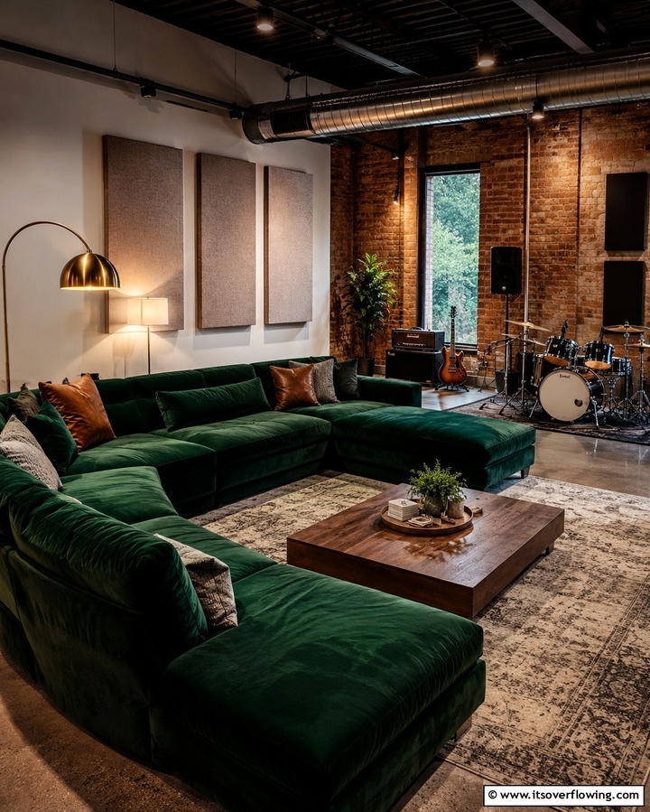 Comfortable Seating for Extended Sessions - 25 Music Room Ideas to Create the Perfect Sound Space
