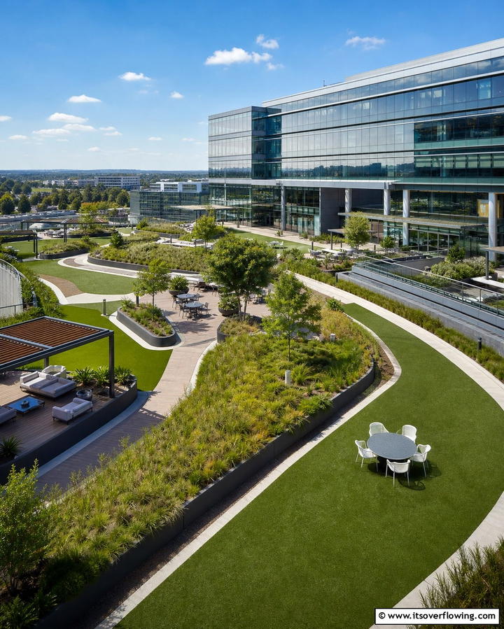 Commercial Green Roof Spaces - 25 Houses With Green Roofs for Eco-Friendly Living