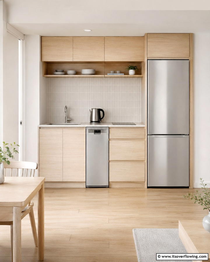 Compact Appliances - 25 Japanese Style Kitchen Ideas for a Zen Atmosphere